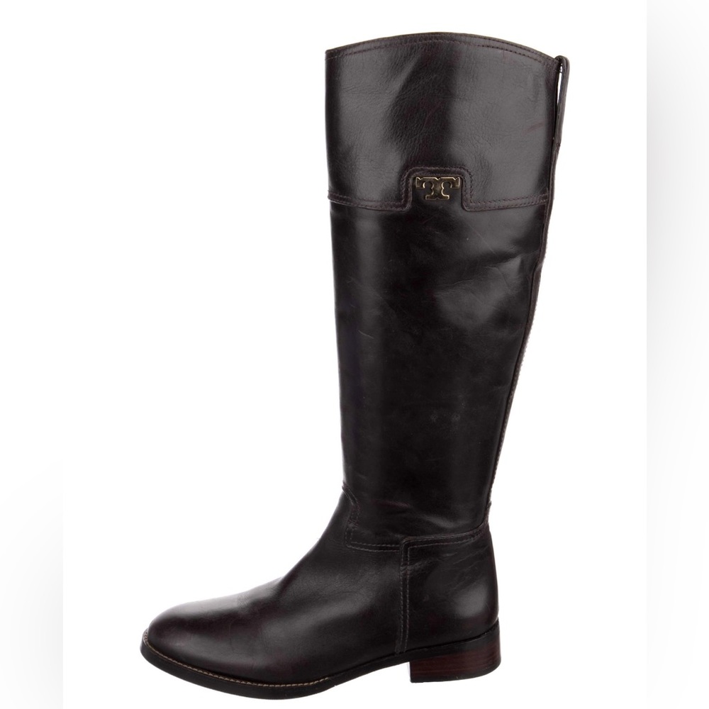 Tory Burch Leather Riding Boots sz 7.5